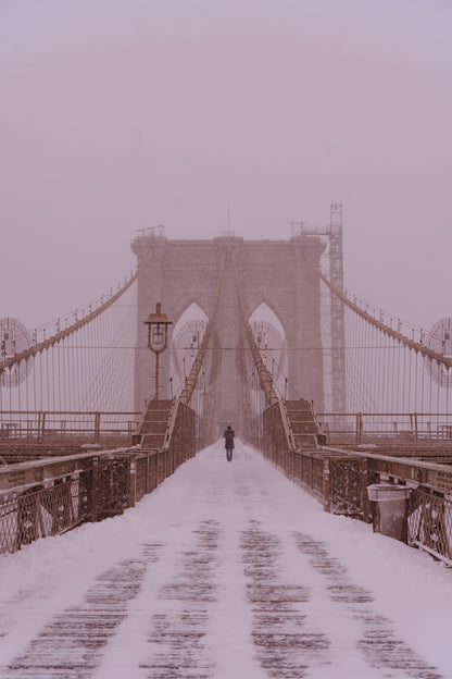 alone in the snow